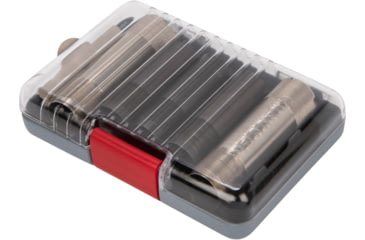 Image of Allen Competitor 12 Gauge Choke Tube Case, Black, Polypropylene w/Foam Lining, 8337