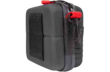 Image of Allen Competitor Choke Tube Molded Case, 3 Extended Vials, Heather Gray/Red, 4.5 in x 4.5 in x 3.5 in, 8316