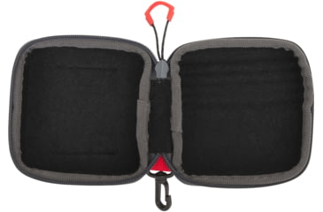 Image of Allen Competitor Choke Tube Molded Case, 3 Extended Vials, Heather Gray/Red, 4.5 in x 4.5 in x 3.5 in, 8316