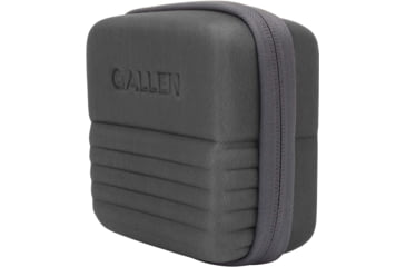 Image of Allen Competitor Choke Tube Molded Case, 3 Extended Vials, Heather Gray/Red, 4.5 in x 4.5 in x 3.5 in, 8316