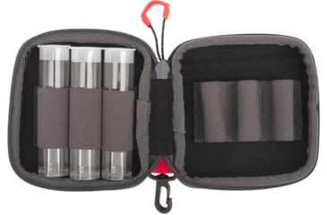 Image of Allen Competitor Choke Tube Molded Case, 3 Extended Vials, Heather Gray/Red, 4.5 in x 4.5 in x 3.5 in, 8316