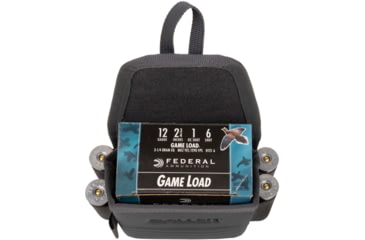 Image of Allen Competitor Single Box Molded Shell Carrier, Heather Gray/Red, 4.3 in x 8.3 in x 2.5 in, 8319