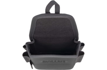 Image of Allen Competitor Single Box Molded Shell Carrier, Heather Gray/Red, 4.3 in x 8.3 in x 2.5 in, 8319