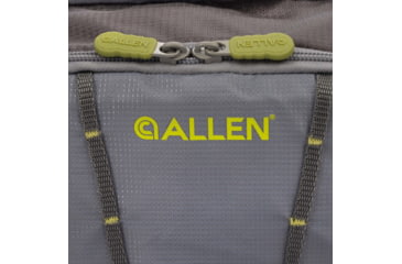 Image of Allen Eagle River Lumbar Fly Fishing Pack, Fits up to 6 Tackle/Fly Boxes, Gray/Lime, 6378