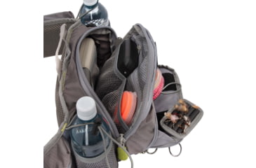 Image of Allen Eagle River Lumbar Fly Fishing Pack, Fits up to 6 Tackle/Fly Boxes, Gray/Lime, 6378