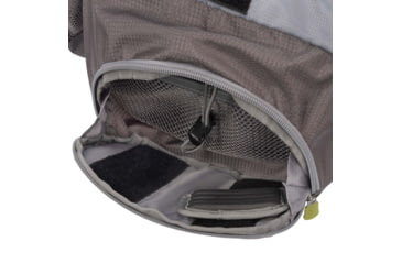 Image of Allen Eagle River Lumbar Fly Fishing Pack, Fits up to 6 Tackle/Fly Boxes, Gray/Lime, 6378