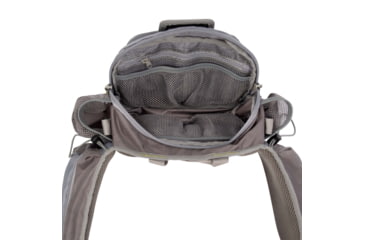 Image of Allen Eagle River Lumbar Fly Fishing Pack, Fits up to 6 Tackle/Fly Boxes, Gray/Lime, 6378