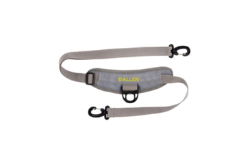 Image of Allen Eagle River Lumbar Fly Fishing Pack, Fits up to 6 Tackle/Fly Boxes, Gray/Lime, 6378