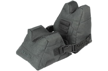 Image of Allen Eliminator Prefilled Front/Rear Range Bag Combo, Gray, 18417
