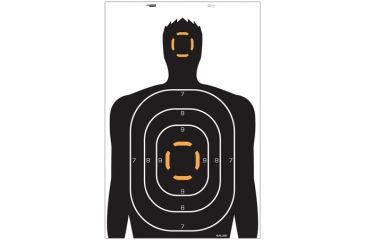 Image of Allen EZ Aim Human Silhouette Target 23x35 Inch Four Targets Per Package