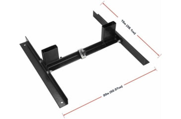 Image of Allen EZ Aim Shooting Target Stand, Black, Powder Coated Steel, 20.50in Long, 15517