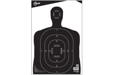 Image of Allen EZ Aim Silhouette Paper Target, 12x18in, 100 Pieces, 15400