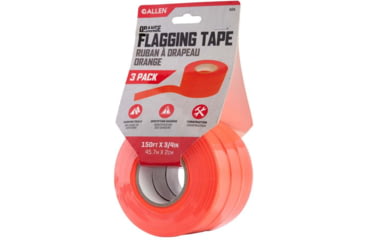 Image of Allen Flagging Tapes, 150-feet, Orange, 3 Pack, 459