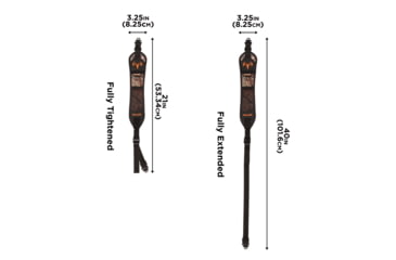 Image of Allen Hypa-Lite Bruiser Deer Hunting Rifle Sling, Mossy Oak Break-Up Country, 8688