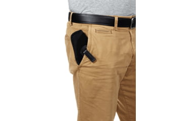Image of Allen Inside The Pant Handgun Holster, Most Large Frame Semi-Auto with 3.5 to 4.5 Inch Barrel, Black, 6, 44606