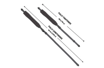 Image of Allen KLNG Traction Rifle Sling, Molded Rubber, Midnight Gray, 8531