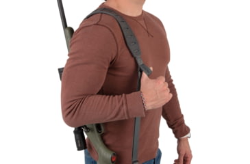 Image of Allen KLNG Traction Rifle Sling, Molded Rubber, Midnight Gray, 8531