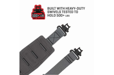 Image of Allen KLNG Traction Rifle Sling, Molded Rubber, Midnight Gray, 8531