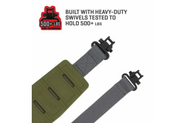 Image of Allen KLNG Traction Rifle Sling, Molded Rubber, Ranger Green, 8533