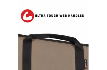 Image of Allen Leadville 52in Shotgun Case, Tan/Black, 131-52