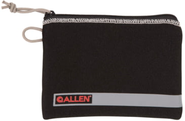Image of Allen Lockable Handgun Storage Pouch, Compact Size Handgun, 5 x 7in, Black, 3626