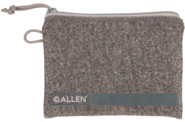 Image of Allen Lockable Handgun Storage Pouch, Compact Size Handgun, 5 x 7in, Gray, 3625