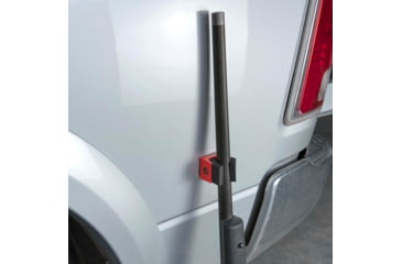 Image of Allen Magnetic Firearm &amp; Fishing Rod Holder w/Frame, 1 Rifle/Shotgun/Fishing Rod, Black/Red Magnet, 5657