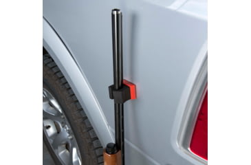 Image of Allen Magnetic Firearm &amp; Fishing Rod Holder w/Frame, 1 Rifle/Shotgun/Fishing Rod, Black/Red Magnet, 5657