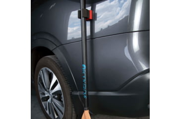 Image of Allen Magnetic Firearm &amp; Fishing Rod Holder w/Frame, 1 Rifle/Shotgun/Fishing Rod, Black/Red Magnet, 5657