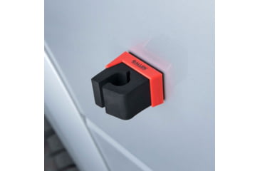 Image of Allen Magnetic Firearm &amp; Fishing Rod Holder w/Frame, 1 Rifle/Shotgun/Fishing Rod, Black/Red Magnet, 5657