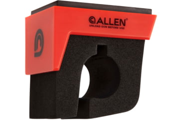 Image of Allen Magnetic Firearm &amp; Fishing Rod Holder w/Frame, 1 Rifle/Shotgun/Fishing Rod, Black/Red Magnet, 5657