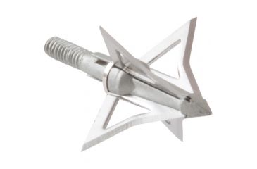 Image of Allen Metalhead Broadheads, 4 Blade, 100 Grain , Pack of 3, Silver, 14704