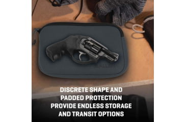 Image of Allen Pistol Pouch Charcoal Neoprene, 7in, Charcoal, 3635