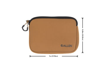 Image of Allen Neoprene Pistol Pouch, Compact Handguns up to 7in, FDE, 3636