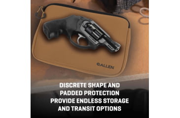 Image of Allen Neoprene Pistol Pouch, Compact Handguns up to 7in, FDE, 3636