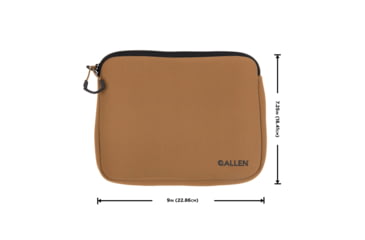 Image of Allen Neoprene Pistol Pouch, Full-Size Handguns up to 9in, FDE, 3638