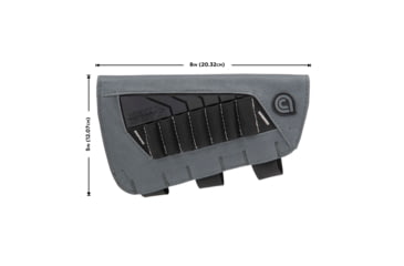 Image of Allen Next Shot Bridger Premium Cartridge Carrier, Buttstock, Gray, 8524