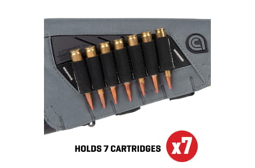 Image of Allen Next Shot Bridger Premium Cartridge Carrier, Buttstock, Gray, 8524