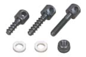 Image of Allen No Hardware Gun Sling Swivel Set, Black, 14424