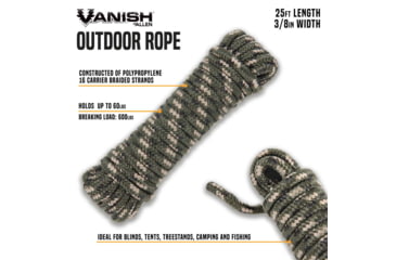 Image of Allen Outdoor Rope 3/8 Inch 25 Foot , 5906