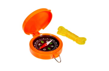 Image of Allen Pocket Compass with Lid, Orange, 487