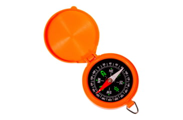 Image of Allen Pocket Compass with Lid, Orange, 487