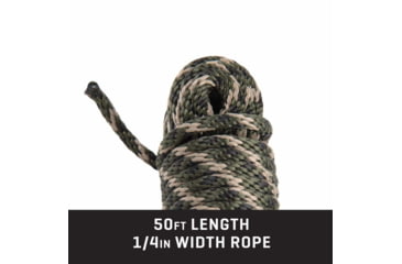 Image of Allen PP Multifilament Solid Braid Rope 50Ft, 5909