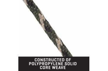 Image of Allen PP Multifilament Solid Braid Rope 50Ft, 5909