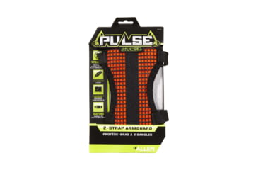 Image of Allen Pulse 2 Strap Mesh Archery Armguard, Orange, 42016