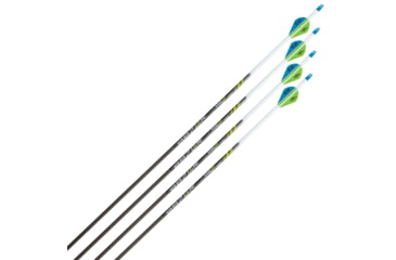 Image of Allen Razor RZ3 Premium Carbon Arrow, Boxed 4 Pack, Blazer Vanes, Crest, 31in, 9129