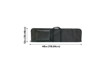 Image of Allen Riot Shotgun Case with Pocket 44 Inch Black
