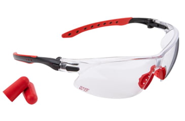 Image of Allen Ruger 10/22 Foam Ear Plugs Adult Clear Lens Black/Red Frame 70579