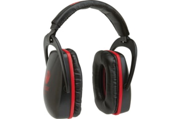 Image of Allen Ruger Conix Passive Shooting Muff, Black/Red, 27855