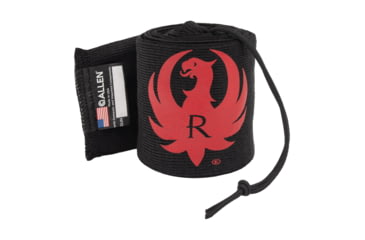 Image of Allen Ruger Gun Sock Black with Red Ruger Logo 52 Inch
